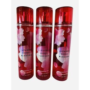 3 Bath & Body Works Japanese Cherry Blossom Fine Fragrance Mist 8oz